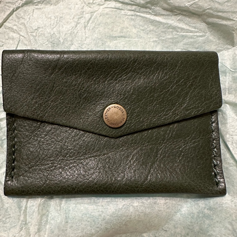 Portland Leather Goods Mini Envelope Wallet